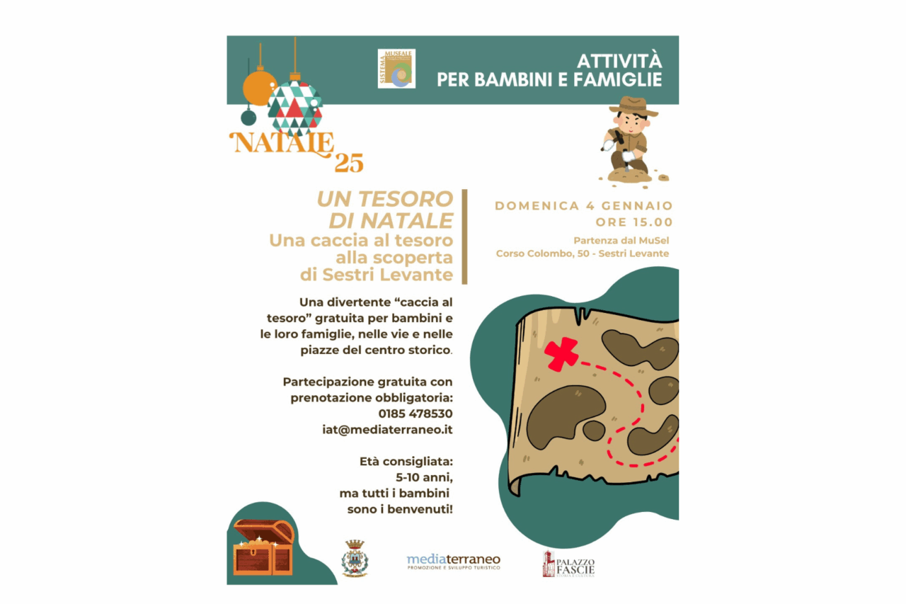 Sestri Levante, caccia al tesoro di Natale per bambini e famiglie