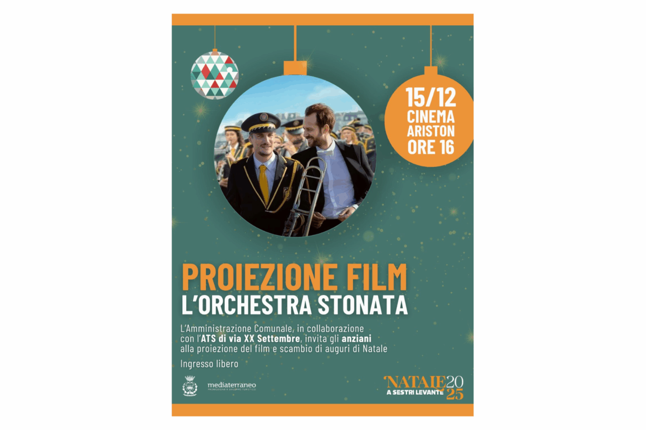 Il Comune di Sestri Levante invita gli anziani al cinema
