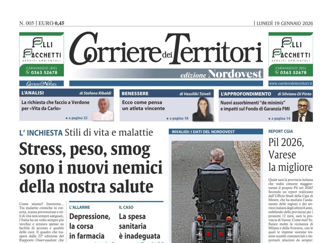 Stili di vita e malattie, che relazione c’è? L’inchiesta sul Corriere dei Territori di questa settimana