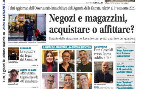 Il Nuovo Levante da oggi in edicola