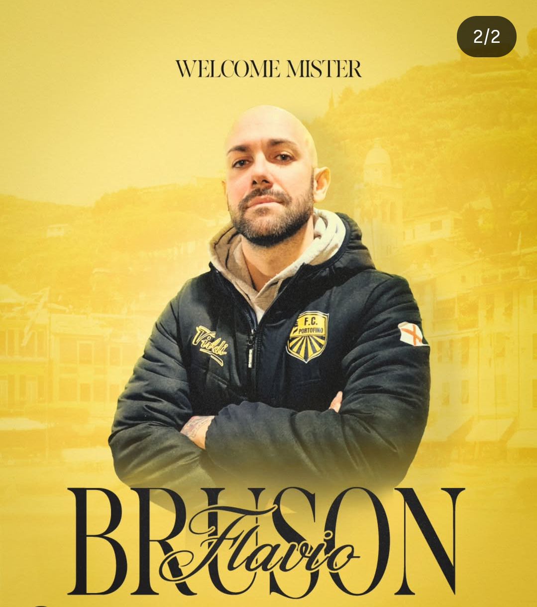 Flavio Bruson è il nuovo allenatore del Portofino