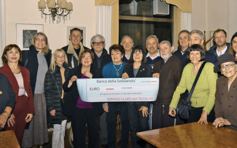 Cena degli auguri dei Service Club: 2.000 euro per la mensa dei Frati Cappuccini di Chiavari