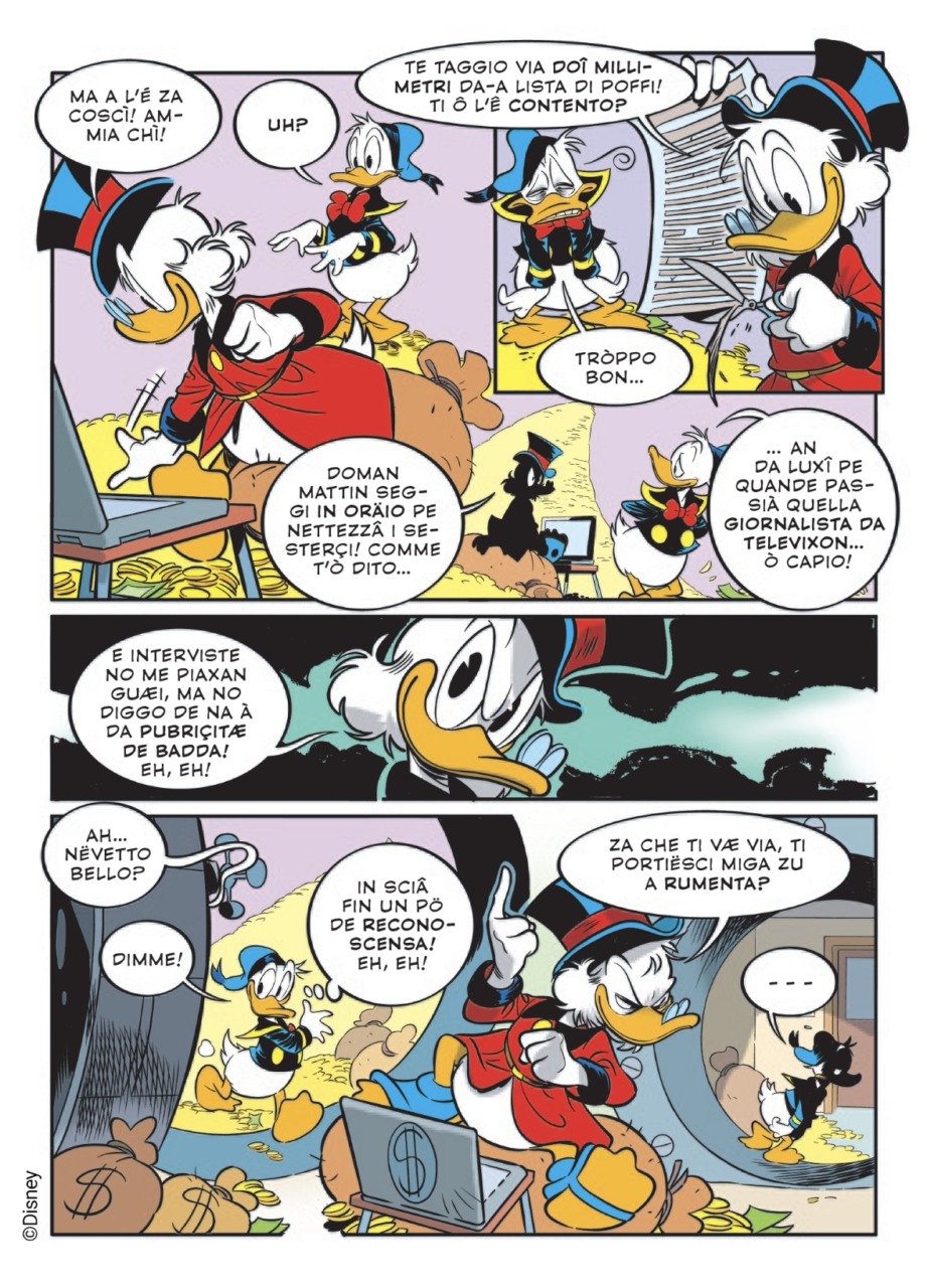 Topolino parla genovese per la Giornata del Dialetto