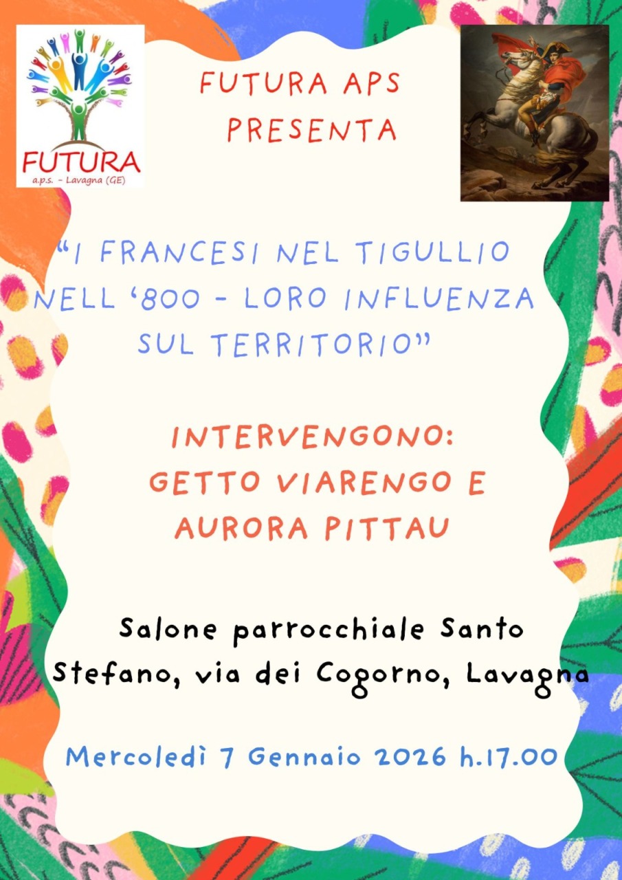L’800 nel Tigullio: ne parlano Viarengo a Piattau a Lavagna