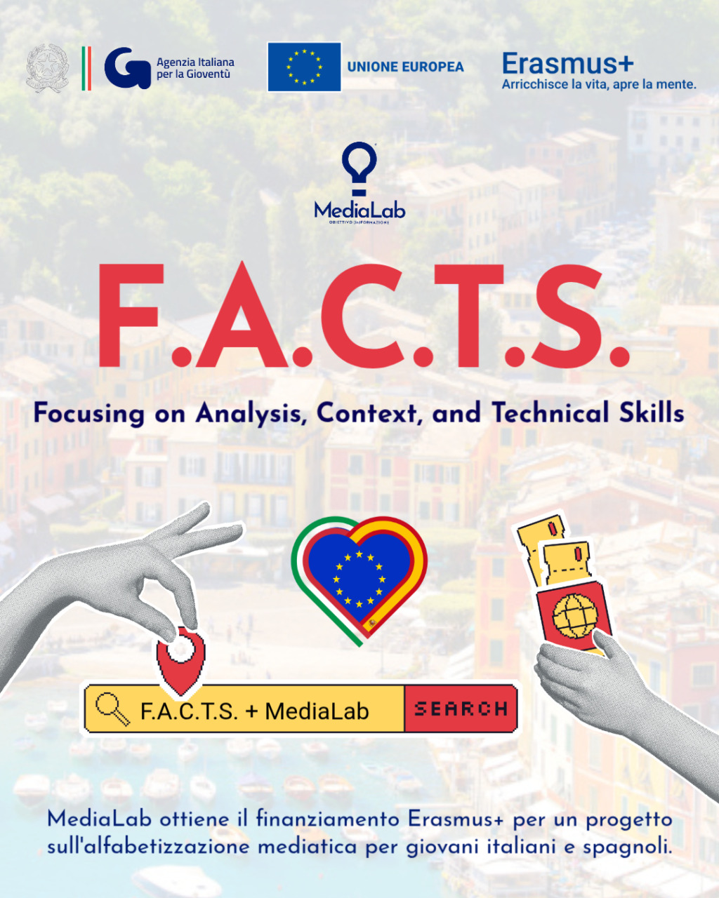 MediaLab ottiene un finanziamento Erasmus+ per un progetto sull’alfabetizzazione mediatica per giovani italiani e spagnoli