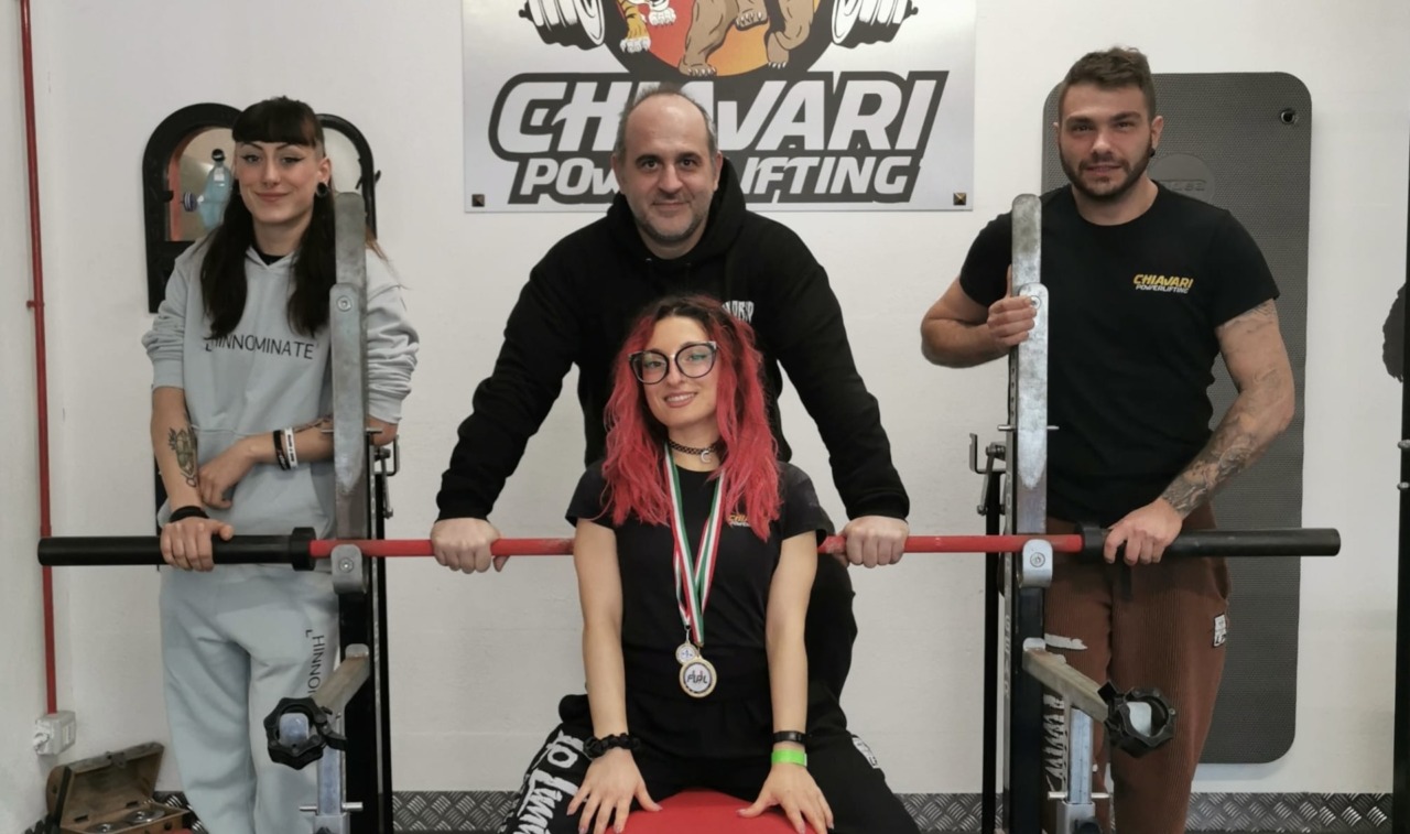 Chiavari Powerlifting, Jasmine Ciarlone campionessa assoluta di panca