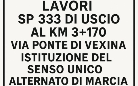 Recco, senso unico alternato in via Ponte di Vexina per lavori di manutenzione sulla SP333
