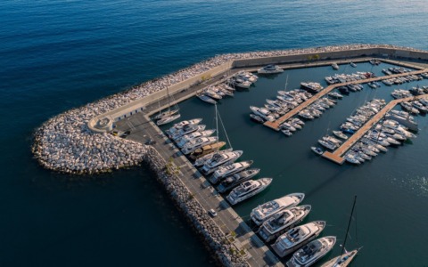 Fiamma olimpica, tutto pronto al porto turistico Carlo Riva di Rapallo