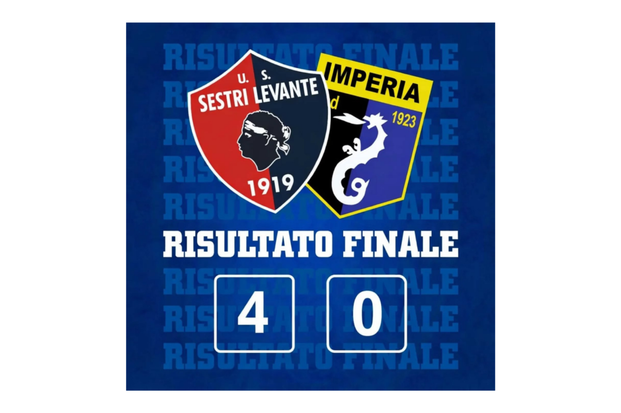 Quattro gol: il Sestri Levante domina contro l’Imperia