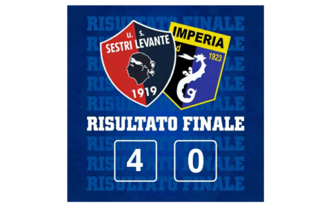 Quattro gol: il Sestri Levante domina contro l’Imperia
