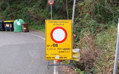 Moneglia, lunedì prossimo chiude anche la strada provinciale 68 del Facciù