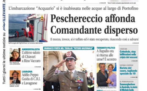 Il Nuovo Levante da oggi in edicola