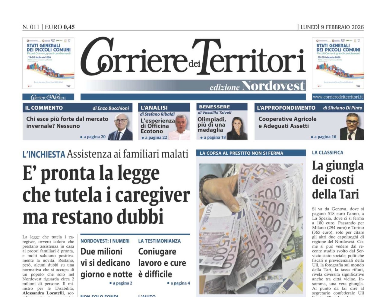 I caregiver nel Nordovest sono 2 milioni: l’inchiesta della settimana sul Corriere dei Territori