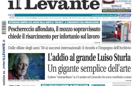 Il Nuovo Levante da oggi in edicola