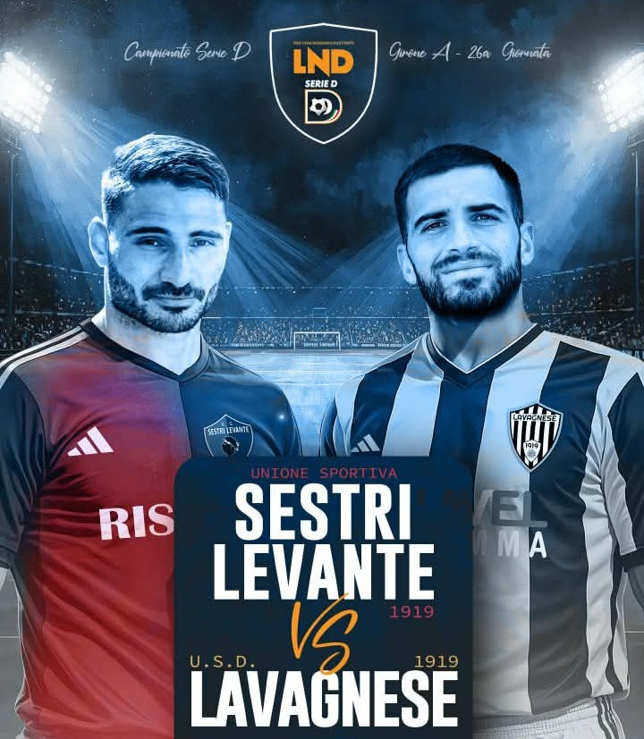 Stasera Sestri Levante-Lavagnese allo stadio Sivori