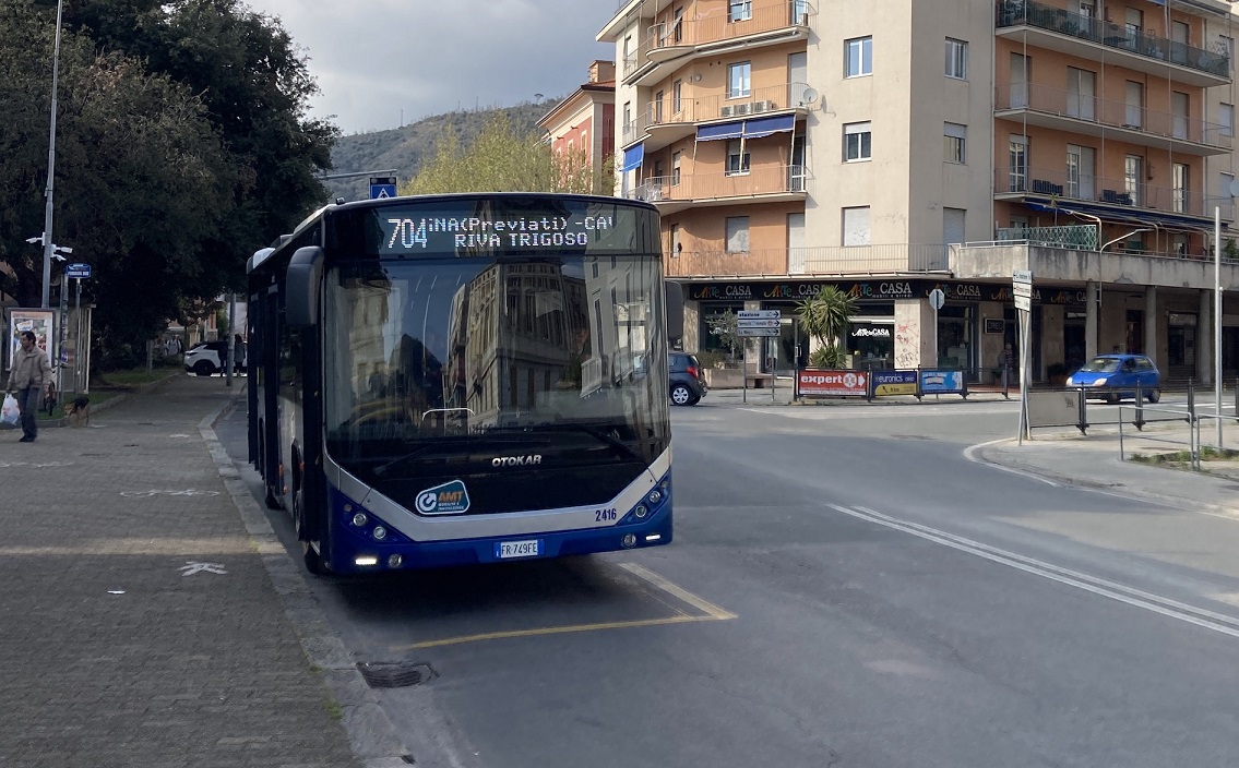 Viabilità a Sestri: da domani le linee 704, 904 e 941 modificano i percorsi