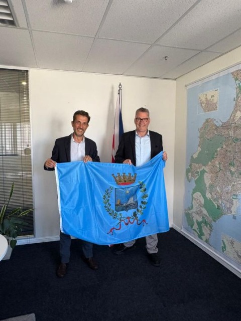 Camogli e Tristan da Cunha: la missione del console Mignacca rafforza i legami istituzionali