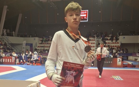 Taekwondo, il sorese Matteo Cafferata brilla a Tirana tra i giganti mondiali
