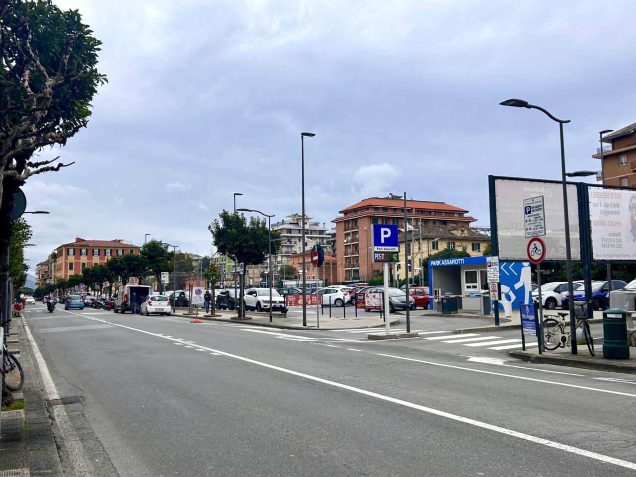 Corso Assarotti a Chiavari, scatta lo spostamento temporaneo della fermata Amt per lavori