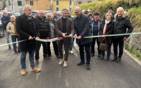 Inaugurato a Lumarzo l’intervento di riqualificazione dell’asse viario Cerese-Tolara-Vallebuona