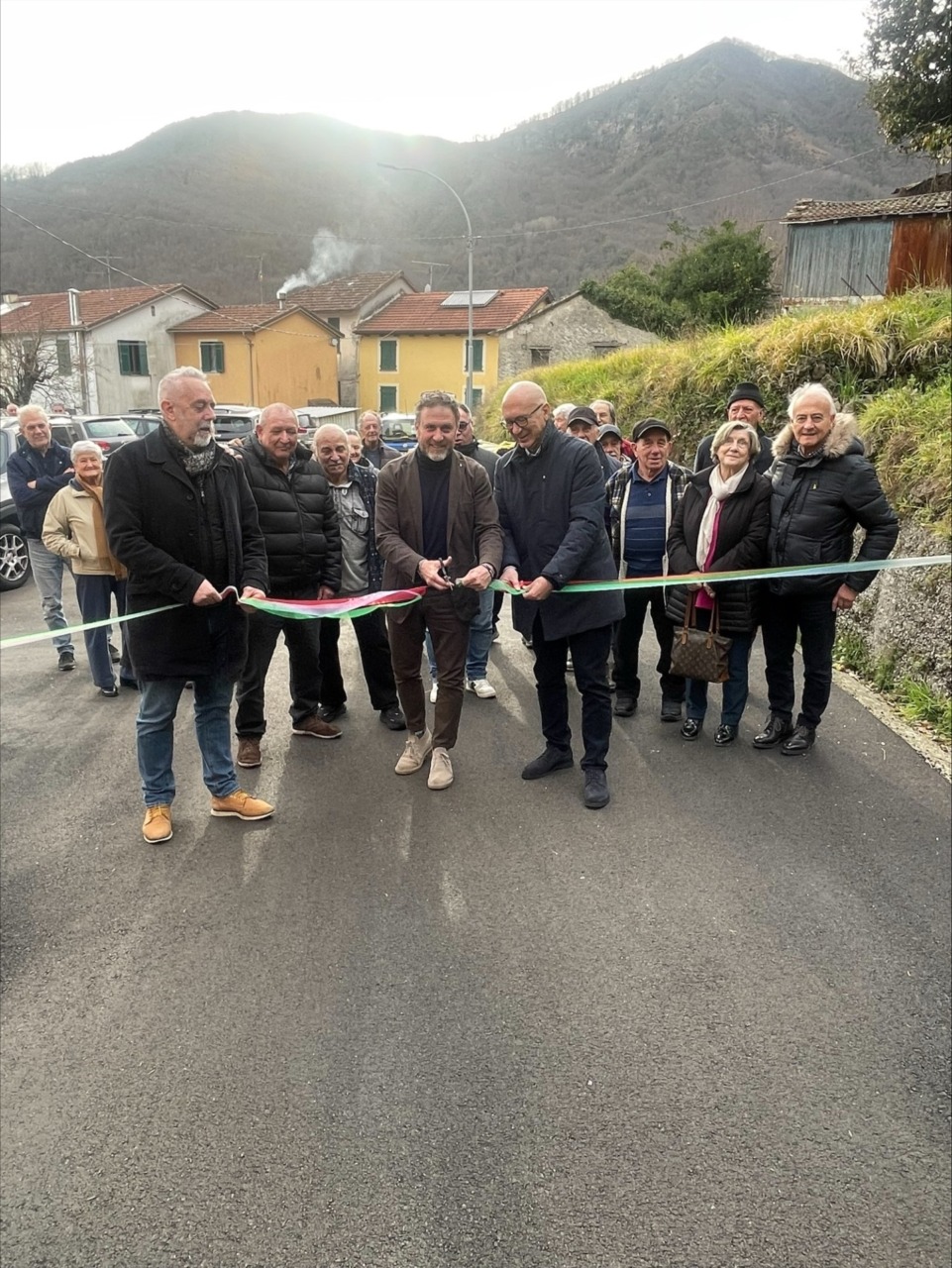 Inaugurato a Lumarzo l’intervento di riqualificazione dell’asse viario Cerese-Tolara-Vallebuona