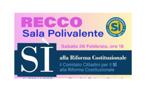 A Recco un convegno per il Sì alla riforma costituzionale