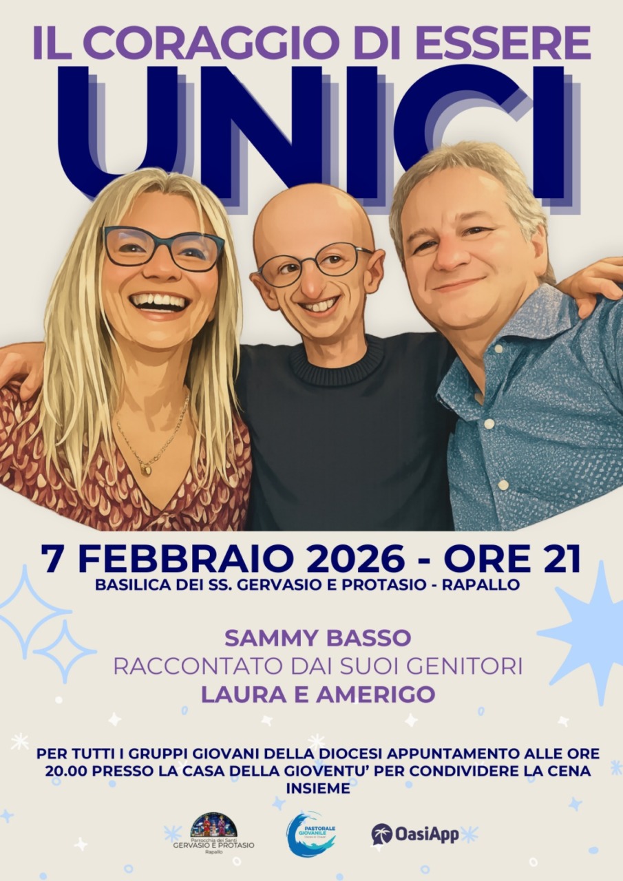 Sammy Basso, il coraggio di essere unici: i genitori lo raccontano a Rapallo