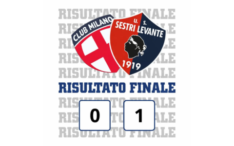 Il Sestri Levante batte per 0-1 il Club Milano