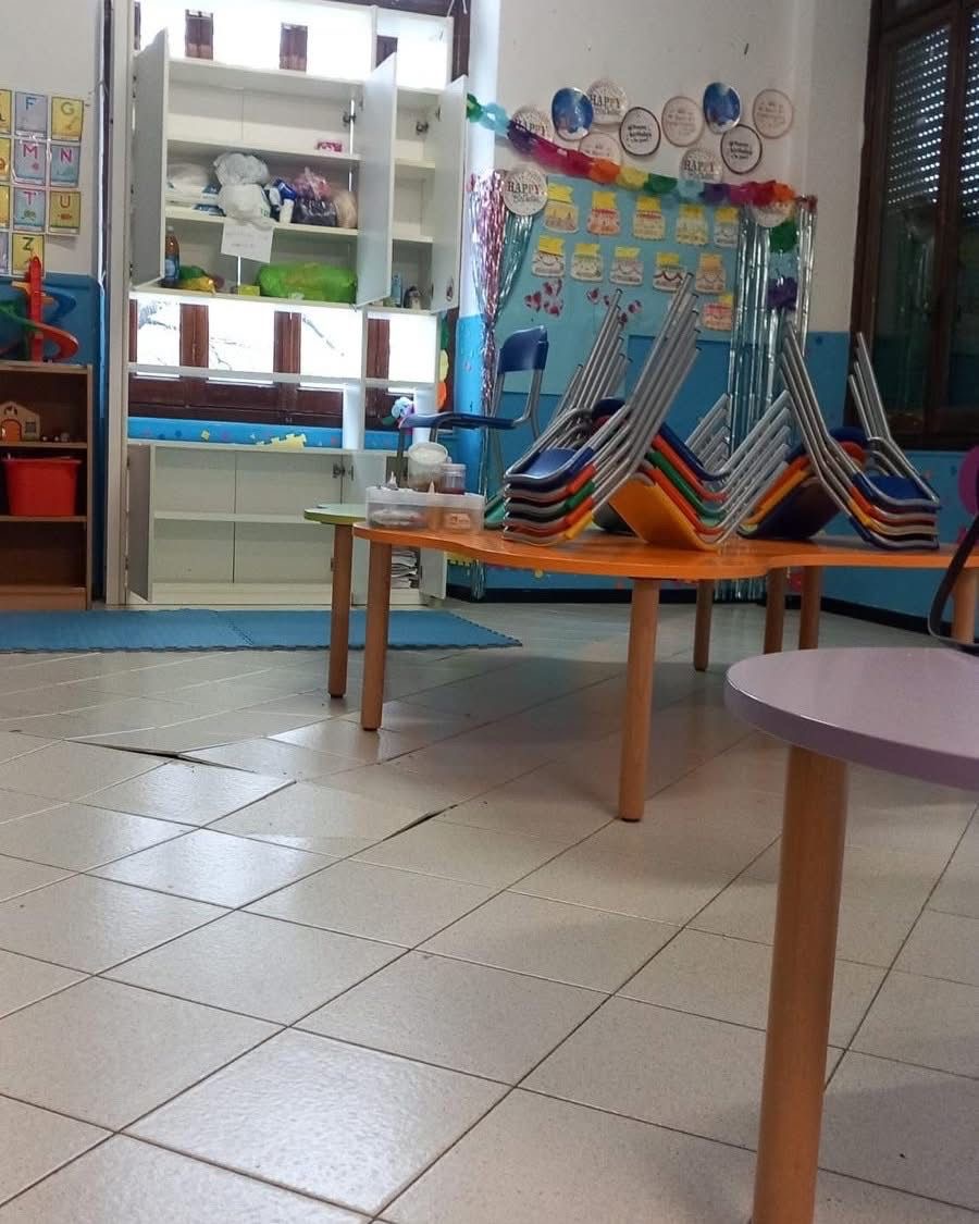 Scuola di San Lorenzo a Santa, rilevati movimenti strutturali dopo la scossa sismica