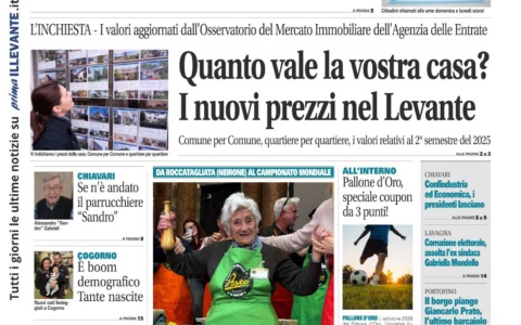 Il Nuovo Levante da oggi in edicola