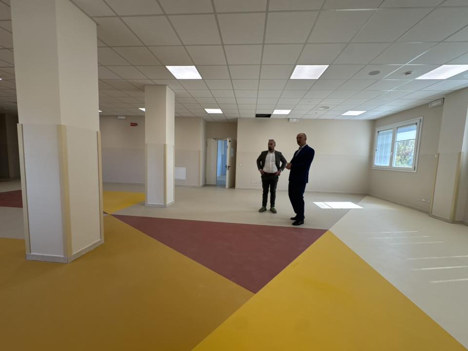 Nuova scuola dell’infanzia Mazzini Est a Chiavari, lavori alle battute finali