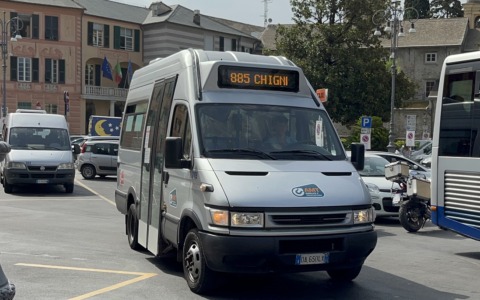 A Rapallo lavori in via Tonnego: scattano gli orari provvisori per le linee 885, 886 e 887