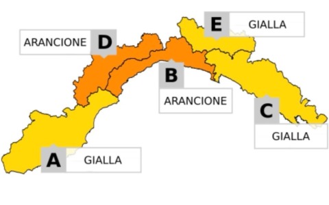 Arpal rimodula l’allerta: arancione su Centro-Ponente nella notte