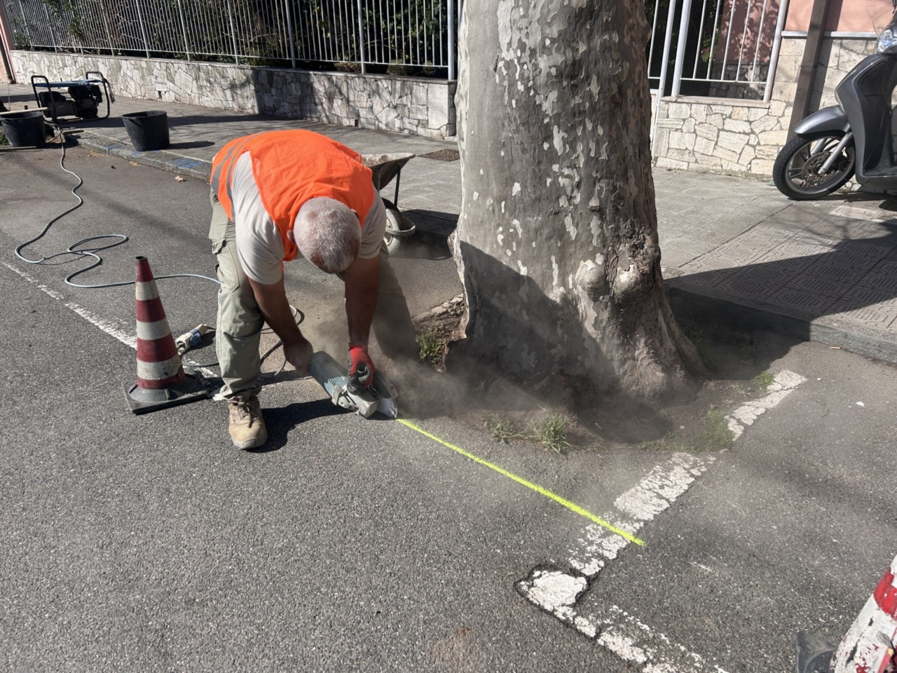 In corso interventi di depavimentazione urbana a Sestri Levante