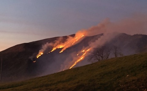 Incendi sul Ramaceto, allevatori perquisiti dai carabinieri forestali