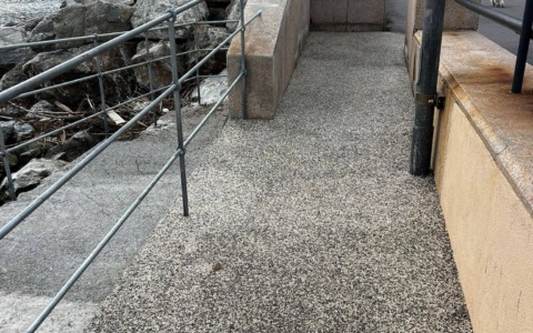 A Rapallo eliminate le barriere architettoniche dal Molo Bruno De Lorenzi