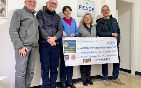 Santa, donati 1.365 euro alla Comunità di Sant’Egidio grazie alla Pastasciutta Antifascista