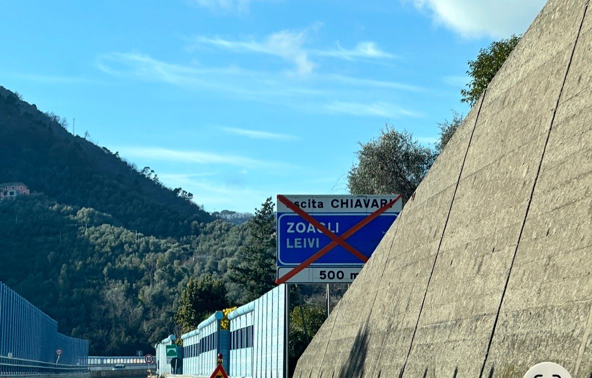 A12 Genova-Sestri Levante, riaperta in anticipo l’uscita della stazione di Chiavari
