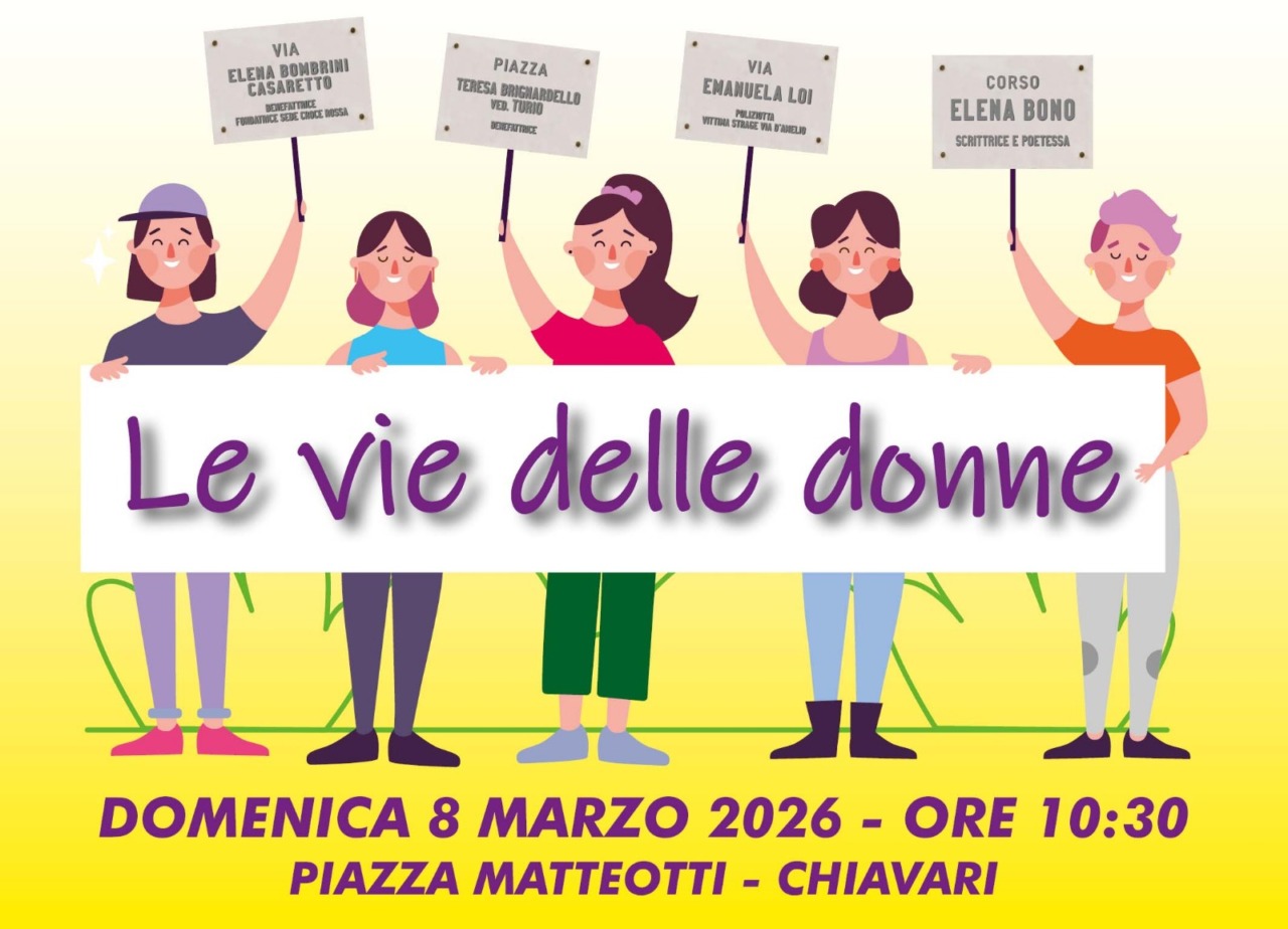 Il Collettivo Artistico Femminile “Le Vie delle Donne” porta in piazza a Chiavari l’azione artistica per l’8 marzo