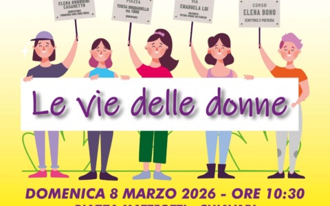 Il Collettivo Artistico Femminile “Le Vie delle Donne” porta in piazza a Chiavari l’azione artistica per l’8 marzo