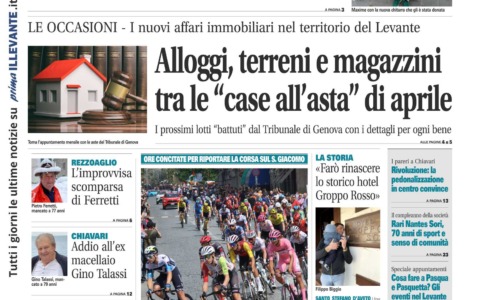 Il Nuovo Levante da oggi in edicola