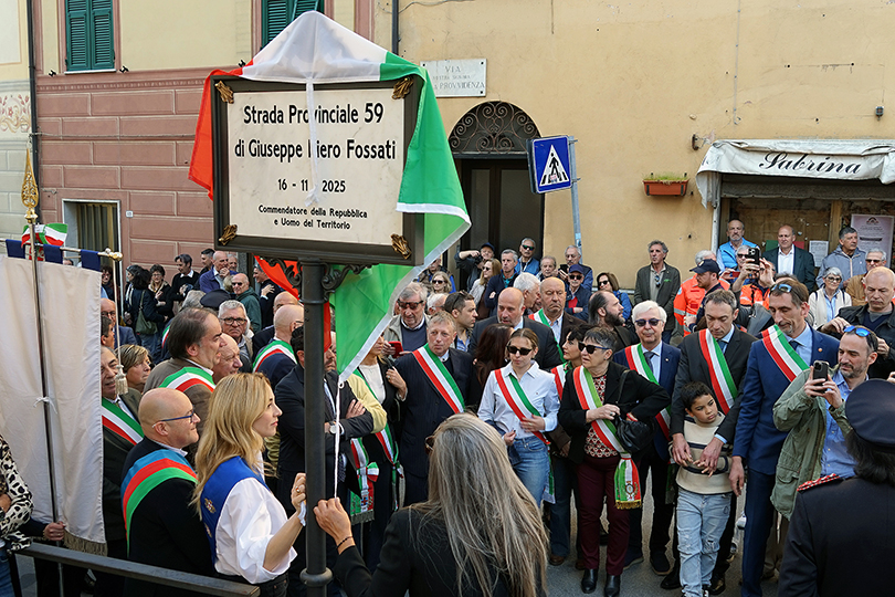 Grande partecipazione per l’intitolazione della SP 59 a Giuseppe Piero Fossati