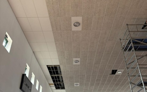 Chiavari, nuova illuminazione a LED per la palestra di Largo Pessagno