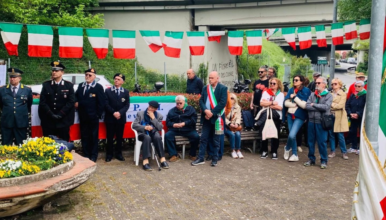 Sestri Levante, omaggio ai caduti della vallata di Santa Vittoria