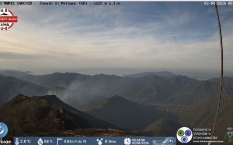 Ancora attivo l’incendio sul Monte Caucaso