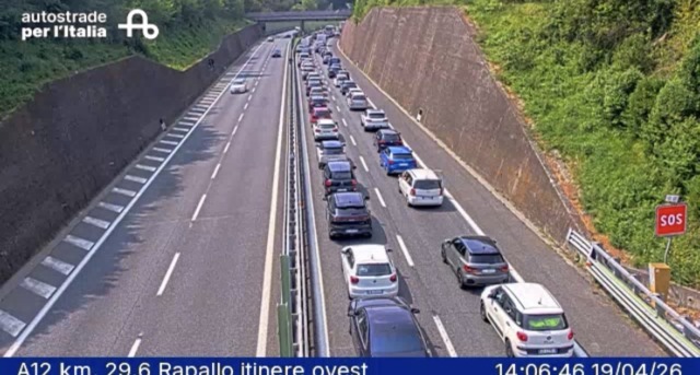 Incidente in A12: motociclista 50enne grave tra Rapallo e Recco