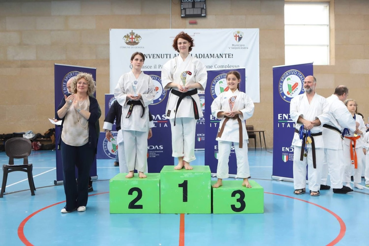 Accademia Arti Marziali di Zoagli e Centro Discipline Marziali di Chiavari protagoniste al Campionato regionale di Kata