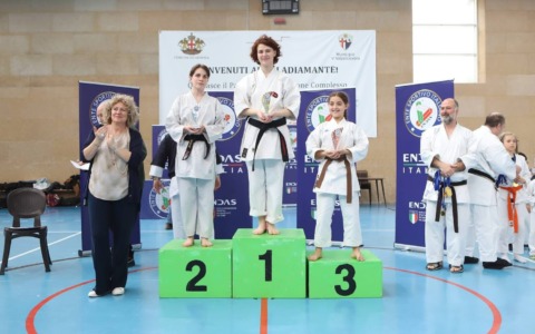 Accademia Arti Marziali di Zoagli e Centro Discipline Marziali di Chiavari protagoniste al Campionato regionale di Kata