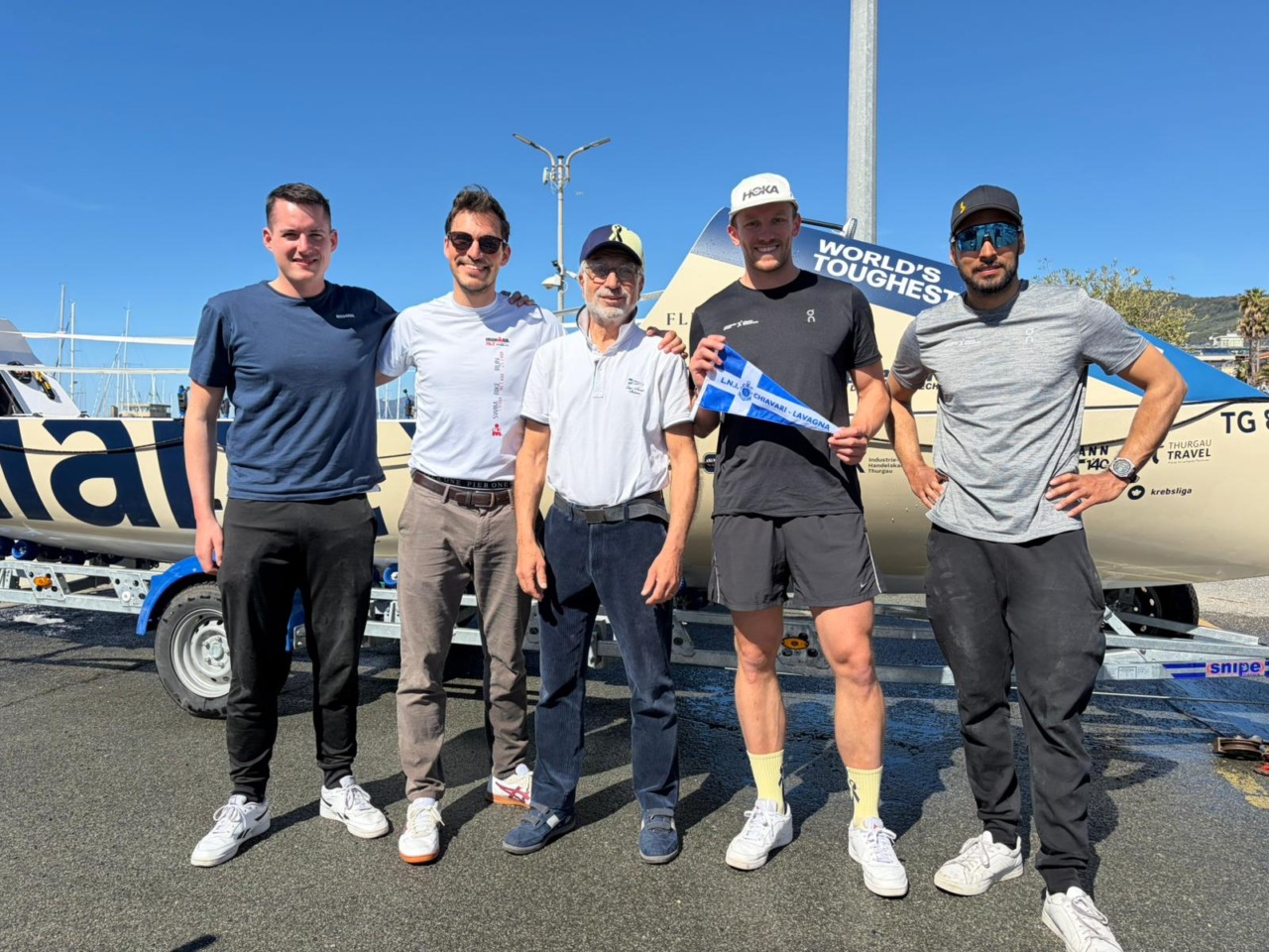 Voga oceanica a Chiavari: la Lega Navale ospita l’impresa dell’Atlantx Team