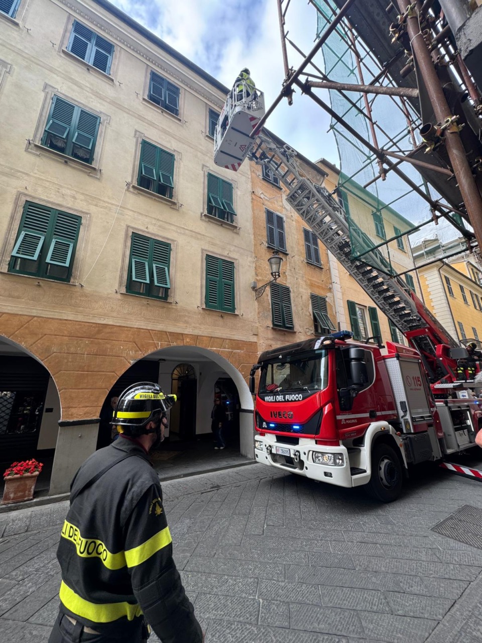 Soccorso in un’abitazione a Chiavari: due persone bloccate in casa